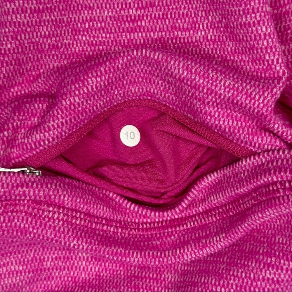 Lululemon Base Runner 1/2 Zip Raspberry Pullover - Picture 6 of 16